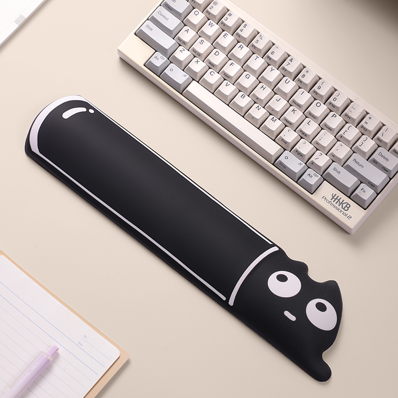 Muismat Toetsenbord Polssteun Traagschuim Siliconen Ergonomische muismat voor Desktop Kantoor Computer Laptop Polssteun