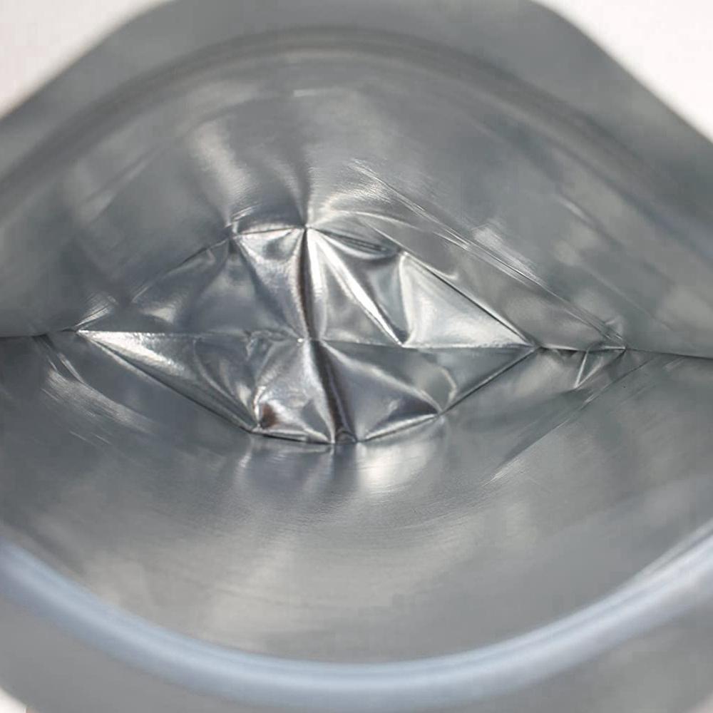 10/20/50PCS Bag Resealable Zip Lock Kraft Paper Bag Stand Up Foil Heat Seal Food Grade Kitchen Storage