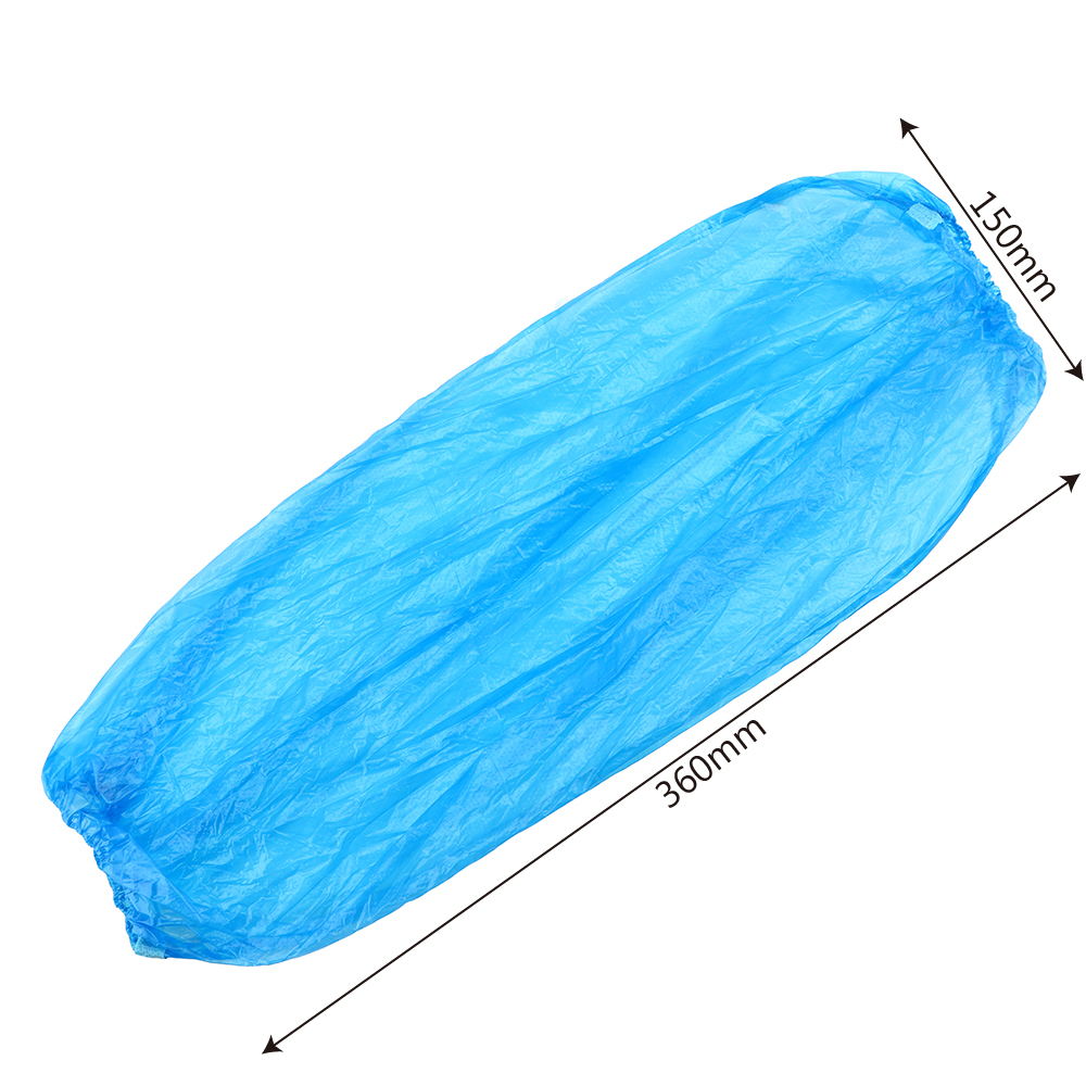 con le fasce elastiche braccio monouso maniche 100 pz/pacco per la pulizia della casa forniture manica lunga impermeabile e resistente tutto'olio