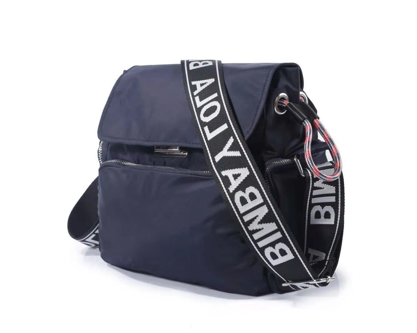 Mochila de Nylon con múltiples bolsillos para mujer, morral cruzado de viaje para chica: N5