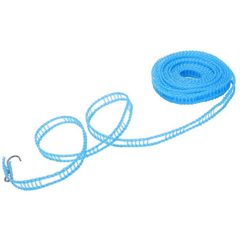 House Laundry Nylon String Clothesline 5 Meters Clothes Line Rope Blue