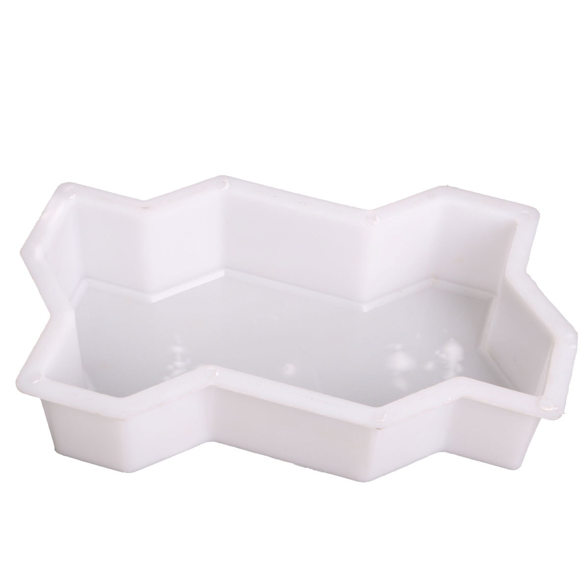 24x13x6cm Drei Wellen Form Garten Pfad Beton Ziegel Form DIY Pflaster Gehweg Zement Ziegel Kunststoff formen