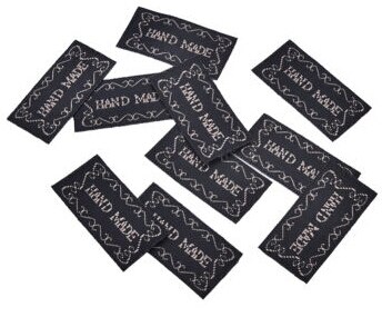 20Pcs Handmade Letter Fabric Labels Cotton Main La... – Grandado