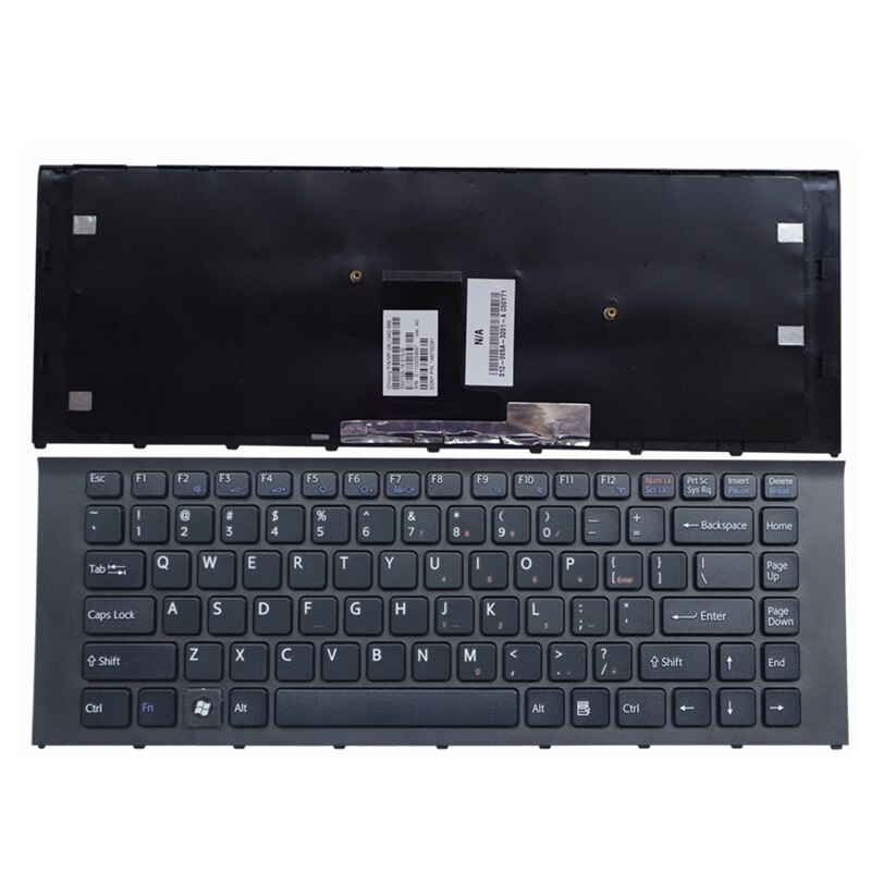 YALUZU nowe US dla klawiatura laptopa SONY VAIO PCG-61211 PCG-61211L PCG-61211M PCG-61317L PCG-61317M PCG-61317: Black