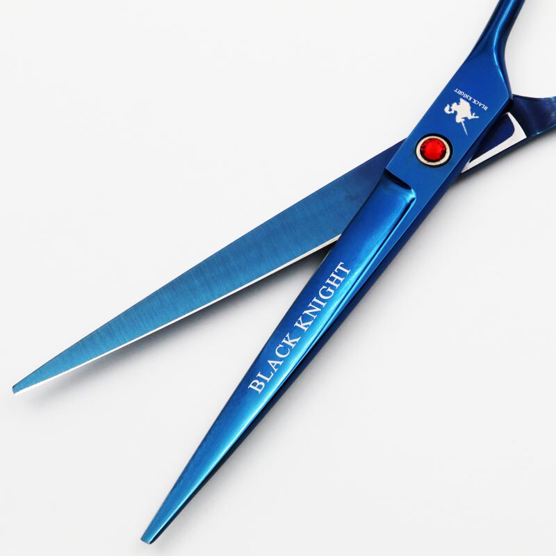 7 Inch Hairdressing Scissors Pet Grooming Scissors Barber Cutting Shears Blue style With comb Left/right hand use
