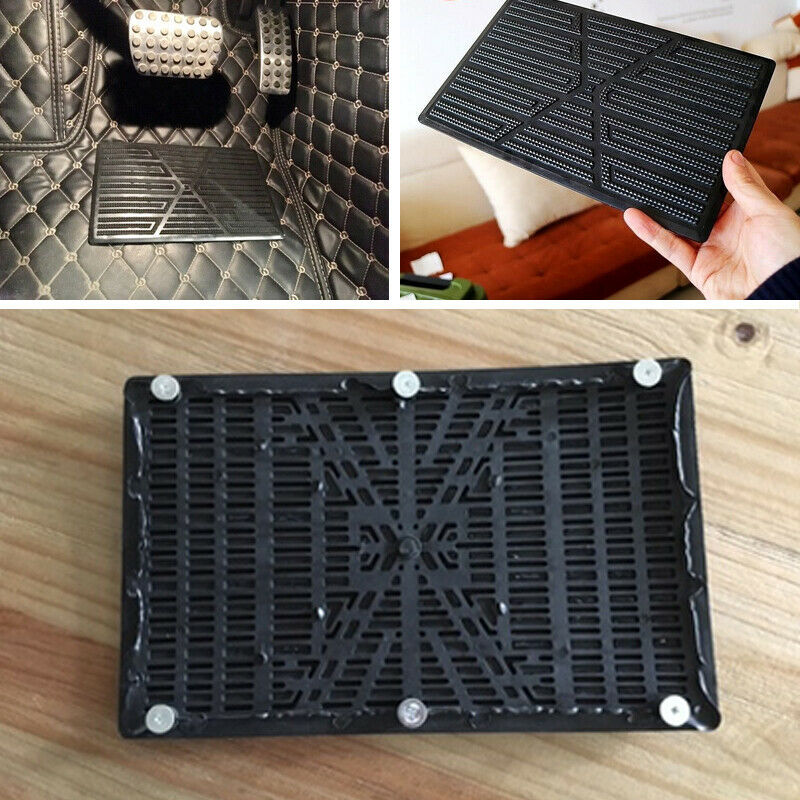Foot Foot Rest Pedal Rest Pedal Plate Pad Black For Driver Scuff Guard