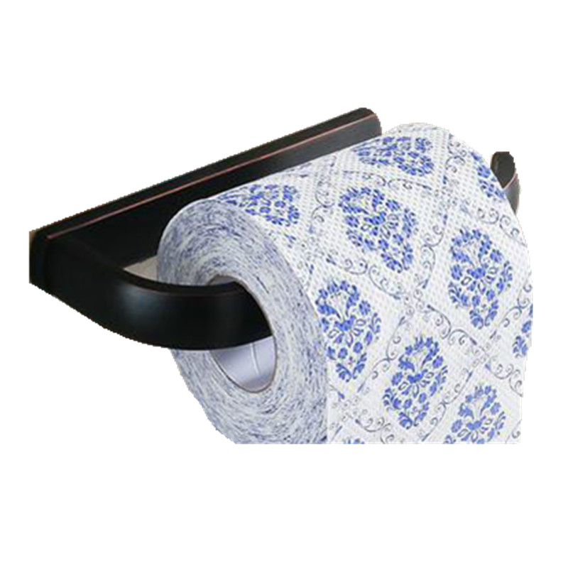 Solid brass antique brushed toilet paper holder wall mounted paper towel holder luxury roll holder