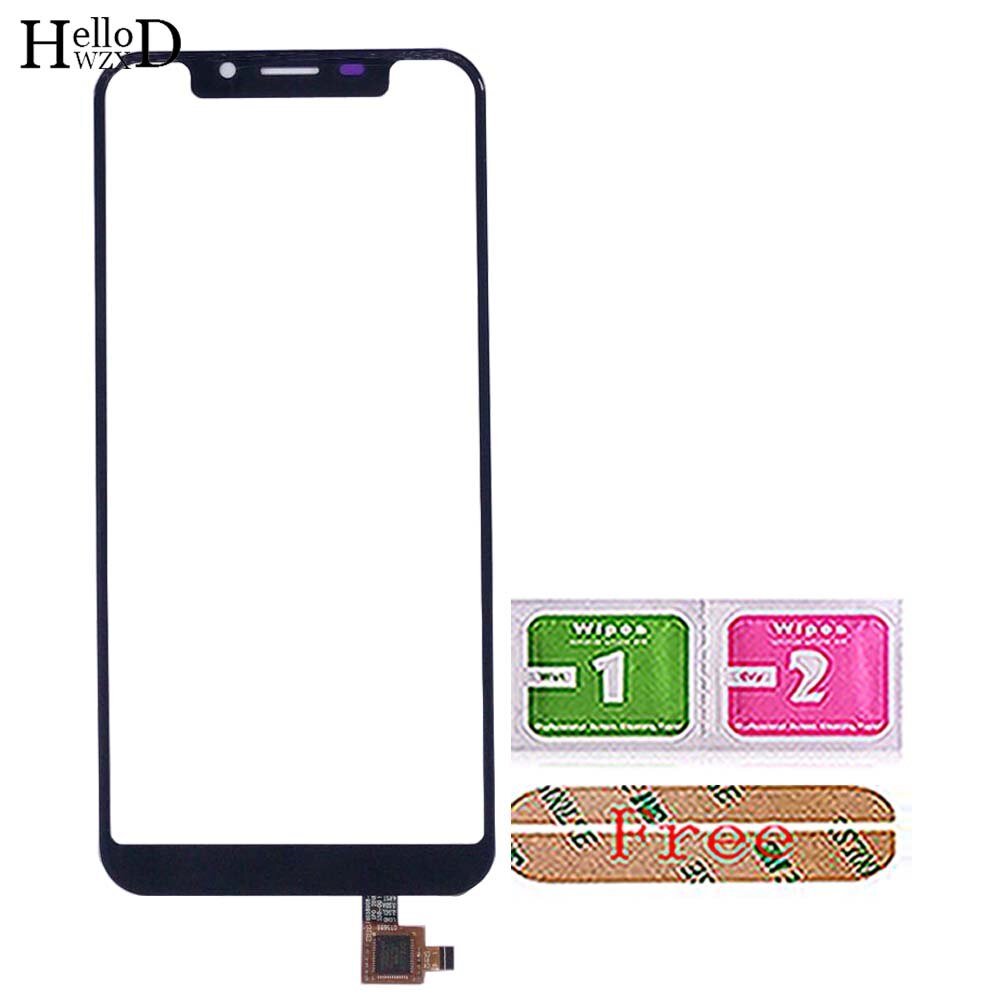 Mobile Touch Screen Sensor For Oukitel U18 Touch Screen Digitizer Front Glass Panel Capactive TouchScreen Sensor Tools Wipes