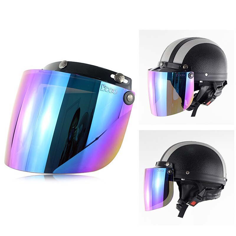 Motorhelm lens vintage uv-bescherming vizier met beugel helm accessoires xr