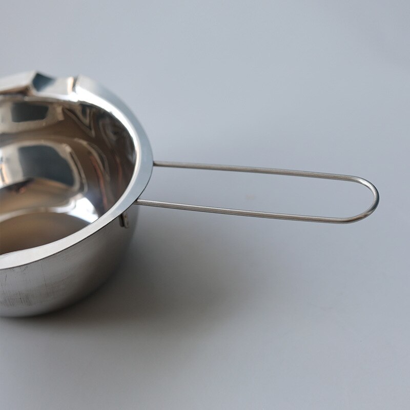 Lange Griff Wachs Schmelztiegel, DIY Duft Kerze Seife Schokolade Butter Schmelzen Topf, Handgemachte Seife Schokolade Werkzeug, edelstahl