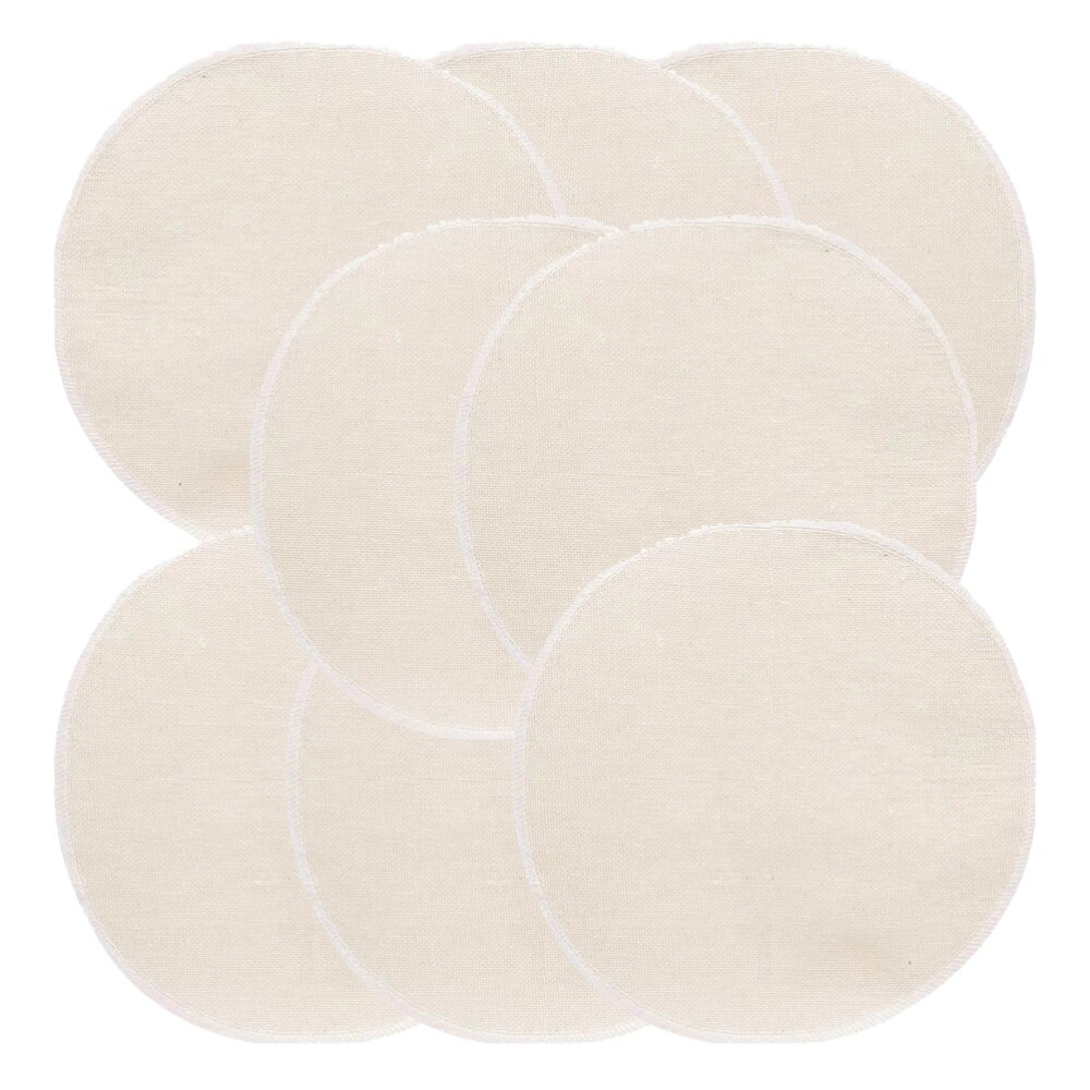 10pcs Household Cotton Steamer Cloth Reusable Non-stick Cloth Round Steamed Bun Steamer Pads for Steaming Dumplings Buns (28cm): Beige