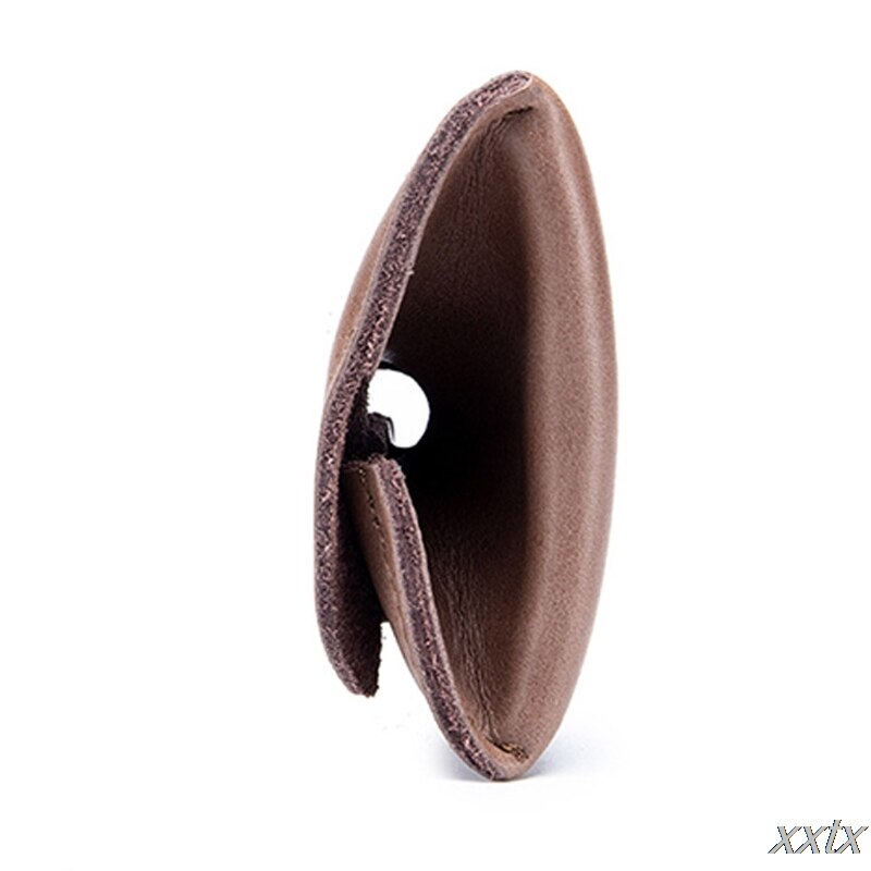 Pu læder møntpung ørepropper øretelefonholder pose til kvinder mænd lille pung skift pung organizer