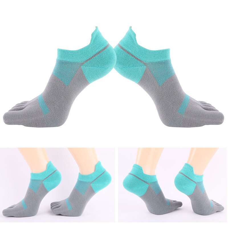 Calzini Toe Socks Donna Cinque Dita - Traspiranti, Antishock, Caviglia per Yoga, Corsa, Ciclismo