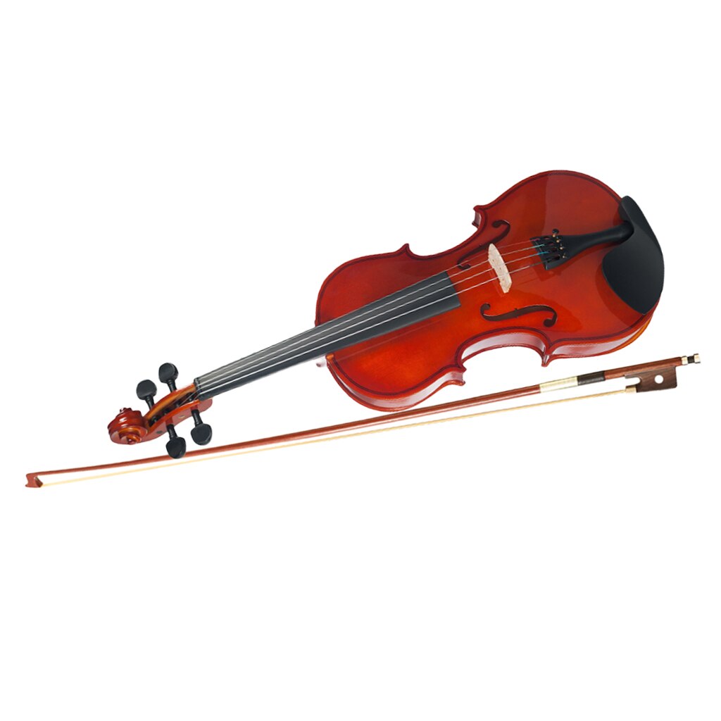 Lovoski Acoustic Violin 4/4 Full Size Wood Fiddle with Bow Carry Case