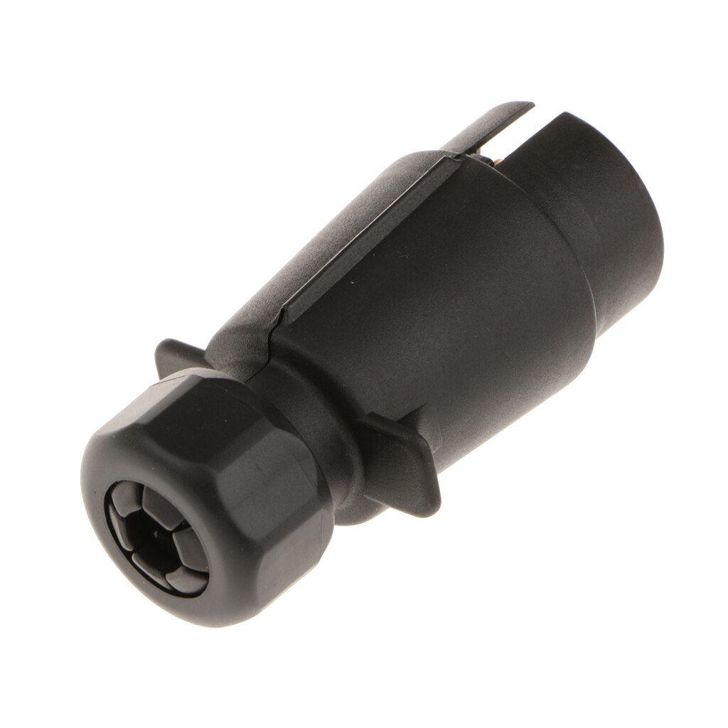 Caravan Truck RV Boat 7Pin Way Round Trailer Light Socket Connector Plug