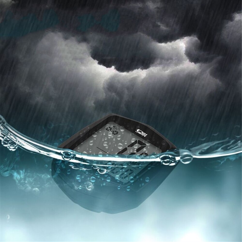 Waterproof Bicycle Wired Stopwatch Bike Cycle LCD Display Digital Computer Speedometer Odometer Outdoor Bike Accessories