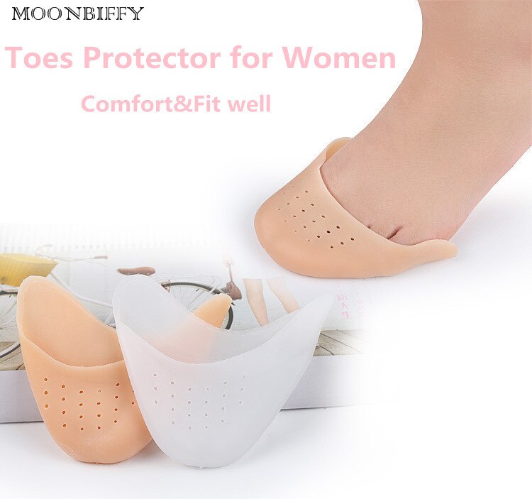 1 pair Tiptoe cover SEBS toe pad super soft tip toe protector for ballet dance used in ballet shoes ballet dance turnboard