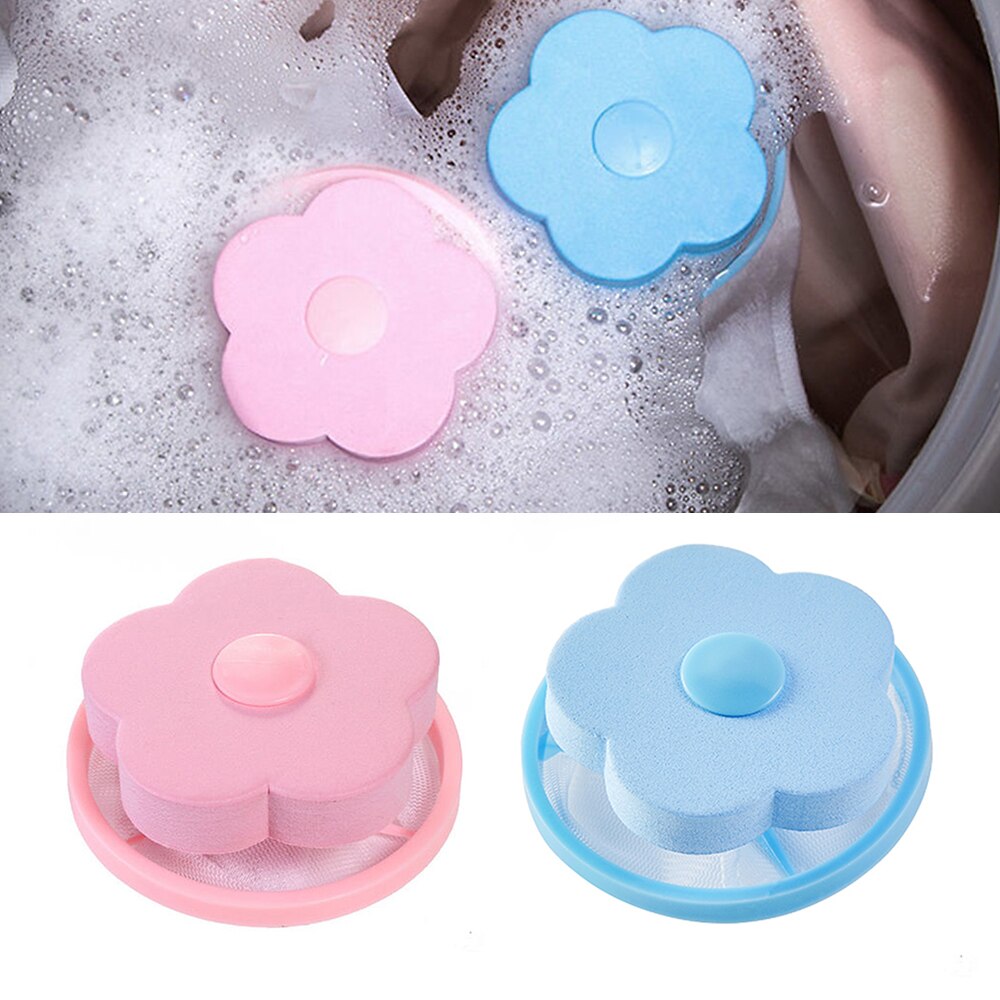 1pc Hair Removal Catcher Filter Mesh Washing Machine Filter Floating Lint Mesh Trap Bag Pouch Cleaning Ball Bag Laundry Supplies