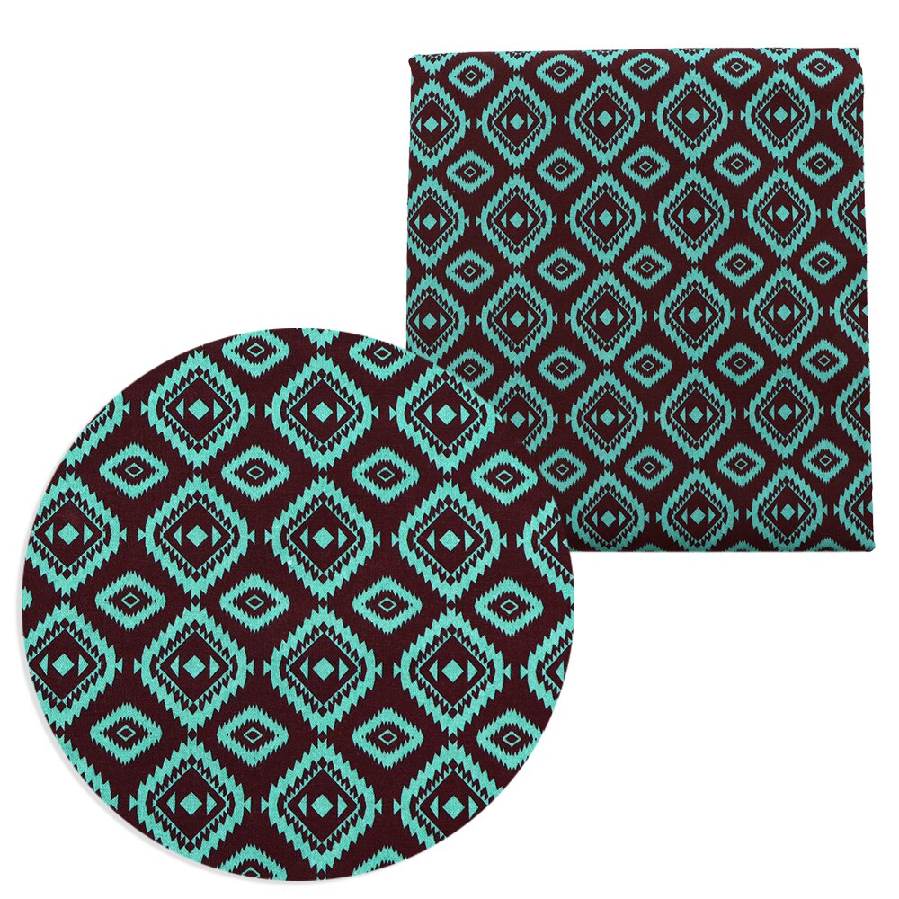 50*145cm géométrique imprimé 100% coton tissu Patchwork pour tissu enfants maison Textile pour couture poupée robe rideau, 1Yc11059: 1088952003