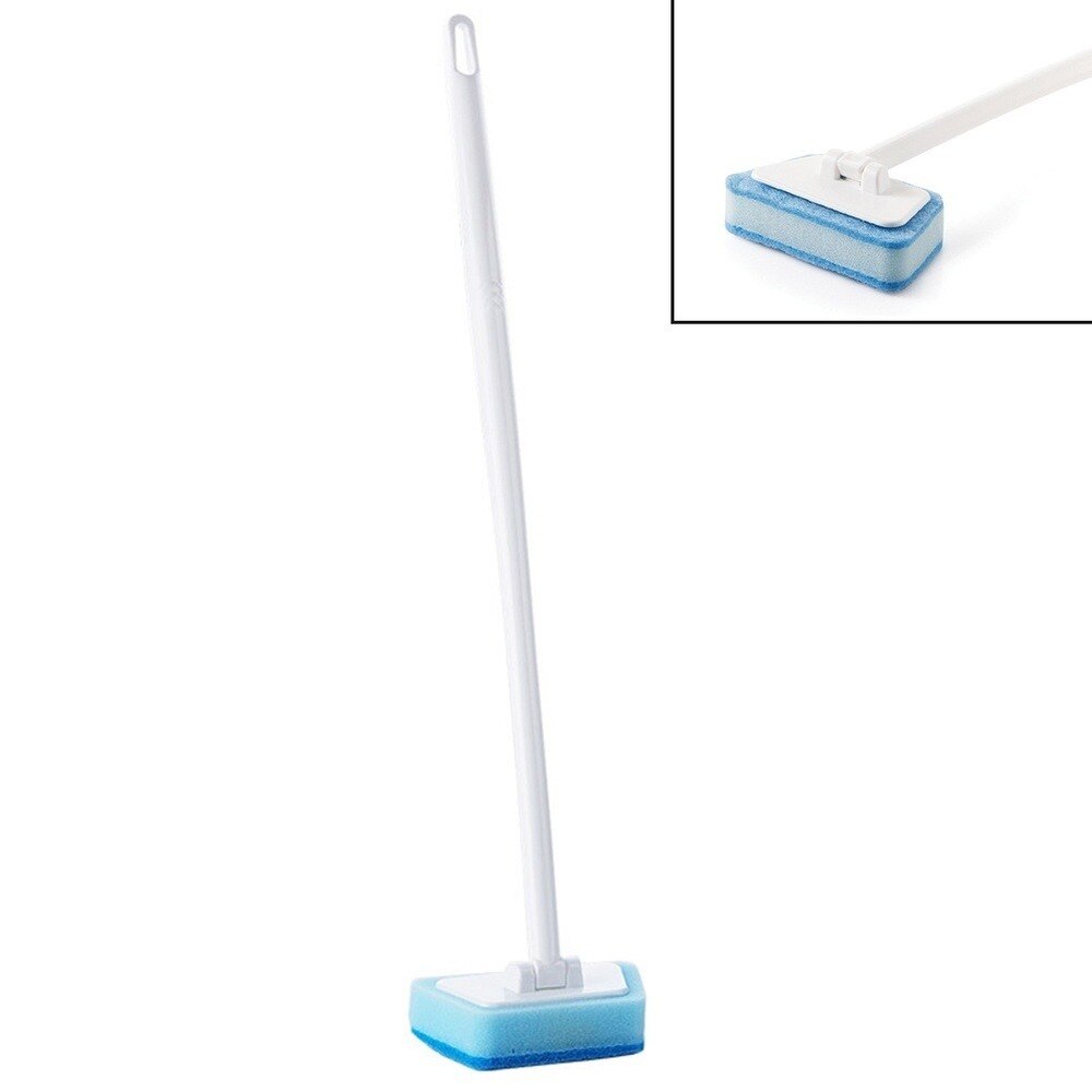 Sponge Multifunctional Bathroom Long Handle Washable Cleaning Brush Durable