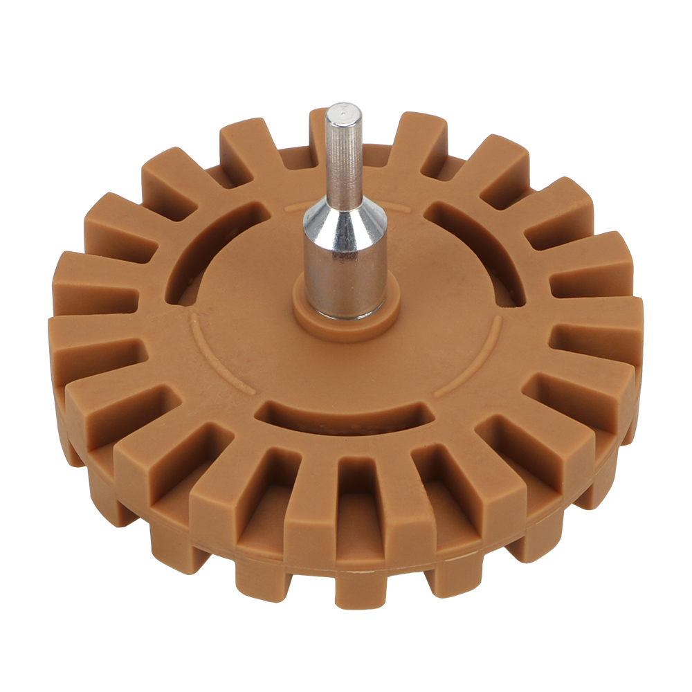 20Mm 1/4 "Shank Rubber Gum Whee Auto Reparatie Verf Tool Voor Auto Lijm Stickers En Decals Polijsten Wiel decal Remover