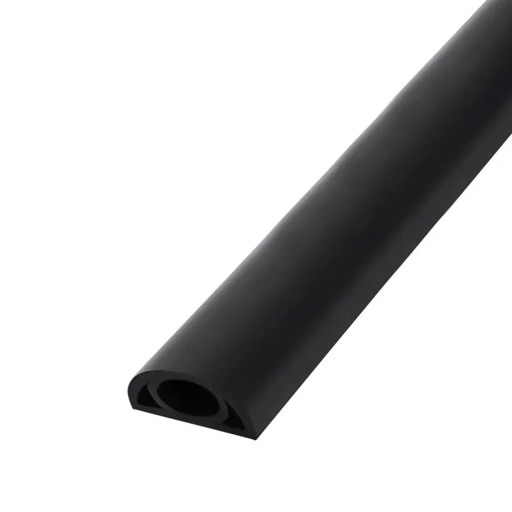 Cubierta de Cable de suelo, Protector de Cable ocultador, manguitos de Cable de alimentación, extensión de pared, Cable eléctrico, ranura para conducto, gerencia de Cable, 1m/3m, 1 ud.: Negro / 305 m