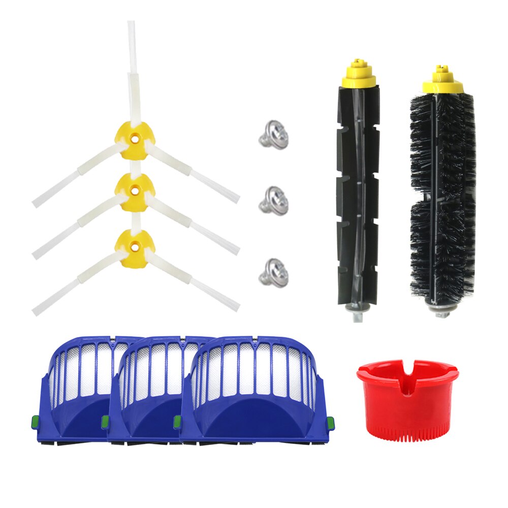Kit d&#39;accessoires de remplacement pour aspirateur iRobot Roomba, séries 600 690 680 660 651 650 et 500 655 660 585: plum