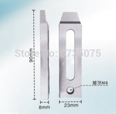 Wire cutting fixture jig tools low-speed wire cut edm machine jig clamp 70/80/90*8/12*23 120*50/100/150 150/220*50 edm jig tool: Plate 90mm 8mm