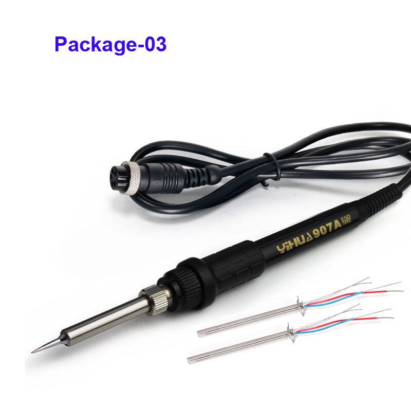 YIHUA-soldador antiestático 907A para Estación de soldadura 220, 936 V, 50W, mango de soldador de repuesto: Package-03