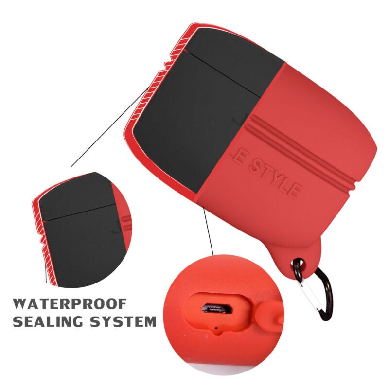 For Jabra Elite Active 65t Earphone Full Protective Silicone Case Cover Pouch Modern Portable Silicone Case With A Hook