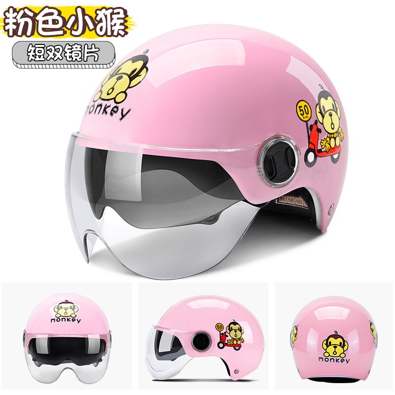 ANDES Helmet Electric Motorcycle Summer Seasons Gray Men Lady Half Helm Locomotive Cute Summer Full Helmet Light: 5