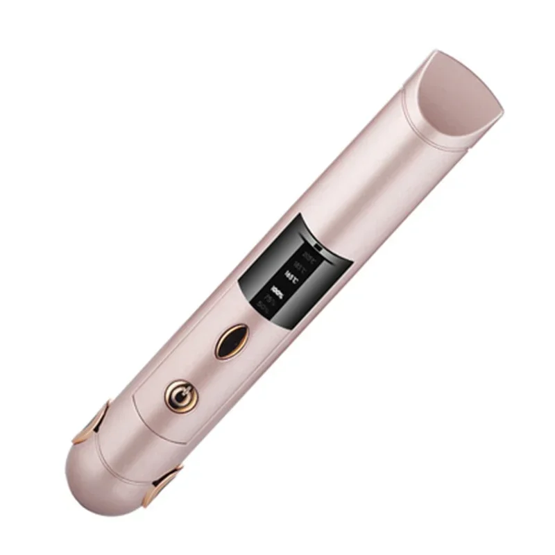 USB Oplaadbare Professionele Haar Krultang 2 IN 1 Twist Draagbare Stijltang & Krultang Platte Haar Styler Styling Tool: Goud