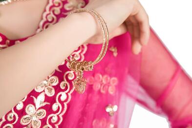 Indien Pakistan Mädchen tanzen Zubehör Frau Bauchtanz Leistung Armbinde Frau Schießen Kette Armbinde: A