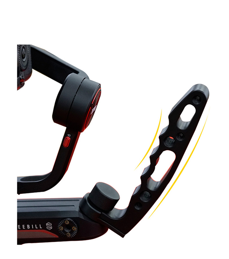 Hand-held handle with three-axis gyroscope stabilizer for Zhiyun WEEBILL micro S