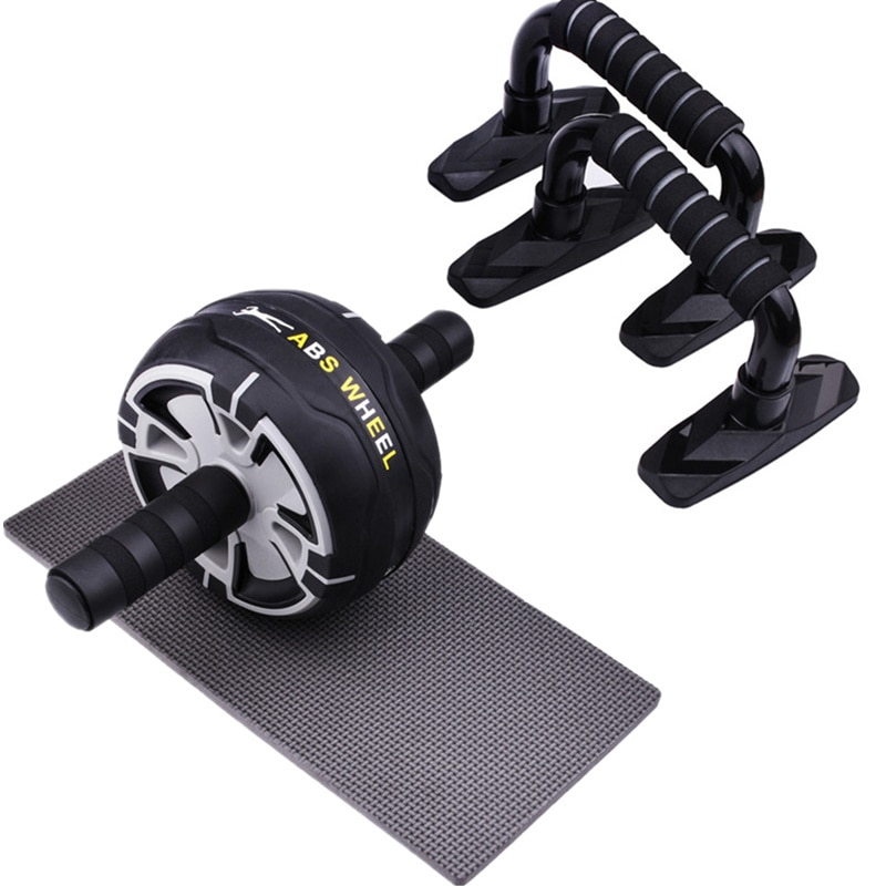 3 In 1 Ab Wiel Roller Set Met Push-Up Stands Voor Afvallen Fitness Oefening Abdominale Spieren Thuis gym Workout Apparatuur
