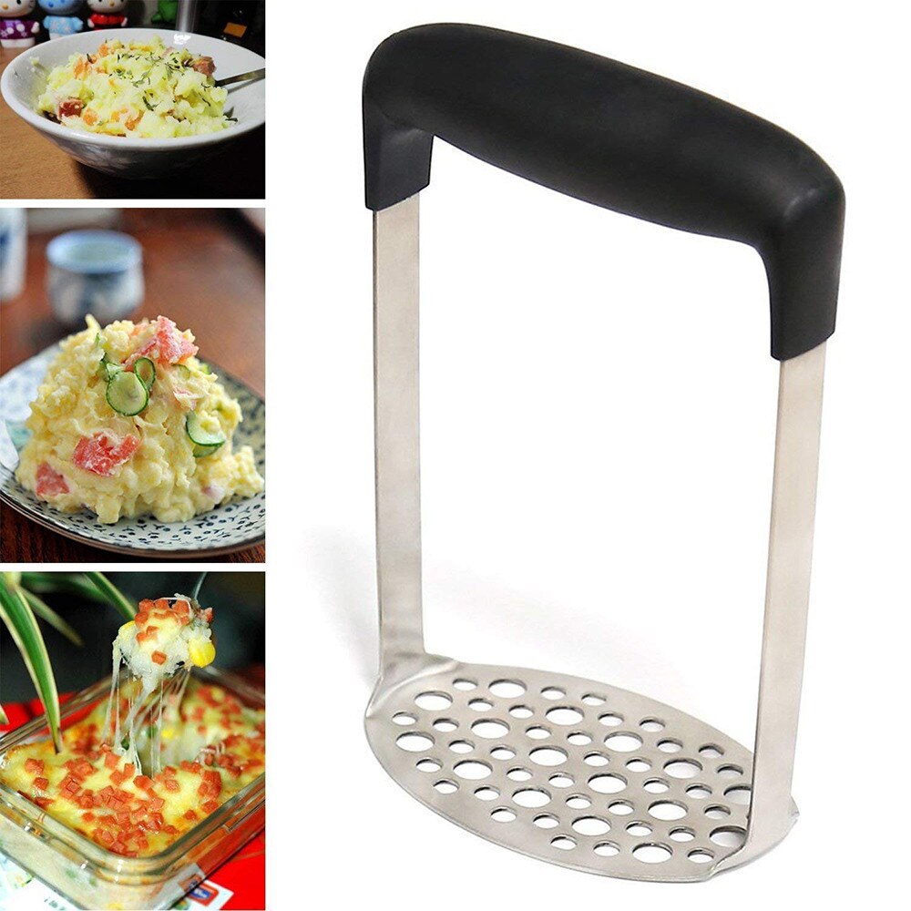 Potato Masher Stainless Steel Potato Masher Ricer For Mashed Potato Creamy Mashed Potato Vegetable And Fruit Press Crusher CD