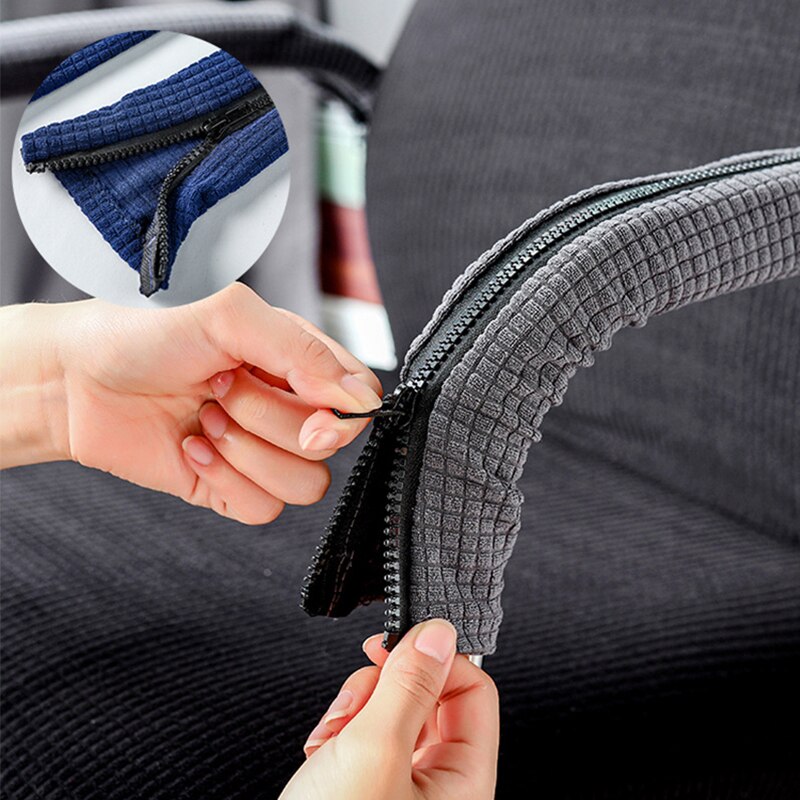 2 st enfärgade elastiska armstödsöverdrag med dragkedja spandex armstöd datorstolsöverdrag för kontorsdator stol armstödsöverdrag