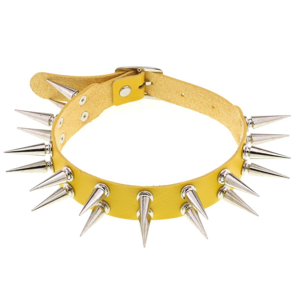 DIEZI Gothic Sexy 16 kolorowa skóra PU naszyjnik kobiety w stylu Vintage moda nit wisiorek w kształcie gwiazdy Choker naszyjniki 2021 nowa biżuteria