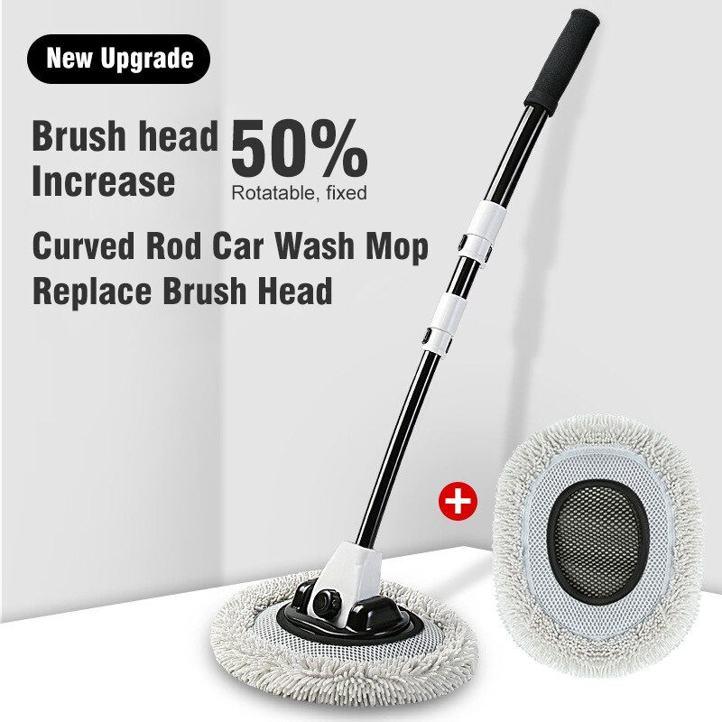 Auto Schoonmaak Borstel Dweil Kit Wassen Borstel Chenille Microfiber Auto Wassen Borstel Telescopische Lange Steel Schoonmaken Dweil Auto Schoonmaken Tool