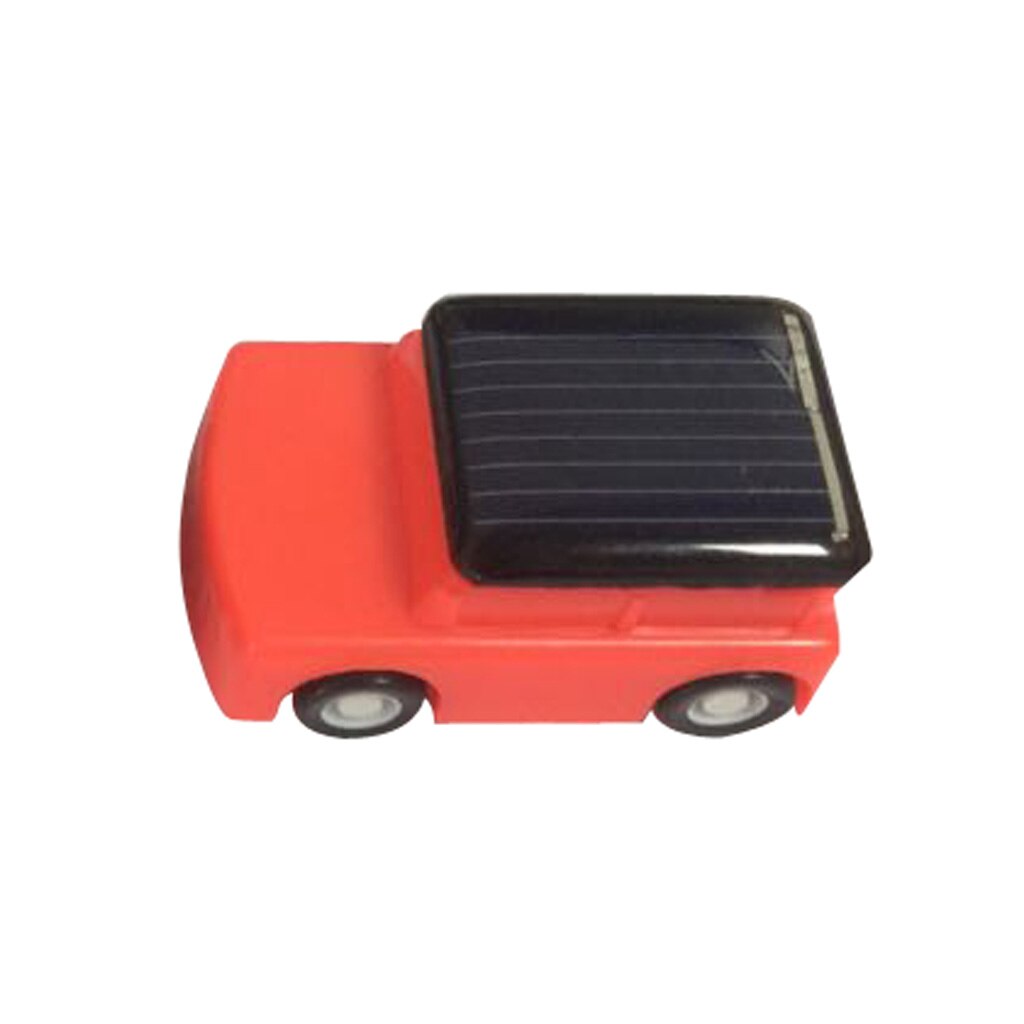 Novità per Bambini FAI DA TE Assemblare solare alimentato educativo Giocattolo mini auto Solare Rosso & Bianco Creativo Regalo di Compleanno Della Ragazza Regalo per bambino