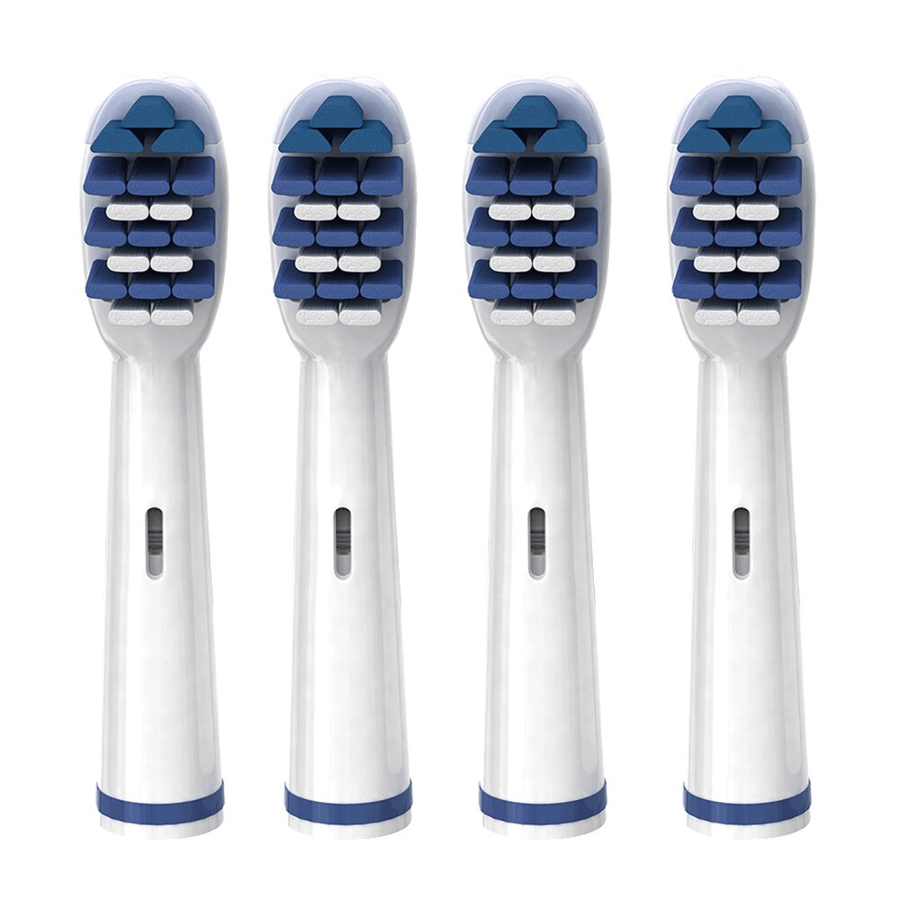 EB50 EB20 Dual Clean Opzetborstels Voor Oral B D12 D16 D100 Cross Actie Floss Action Elektrische Tandenborstel Heads zwart: EB30