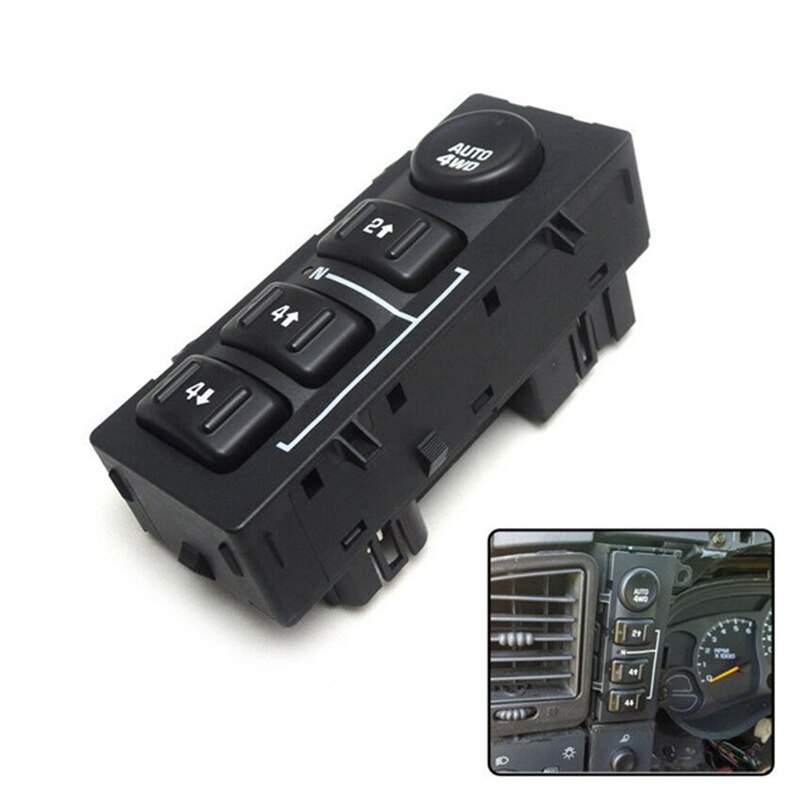 4WD 4X4 Transfer Case Selector Dash Schakelaar Voor Chevrolet Silverado Avalanche 2003-2007 15136039 19259313