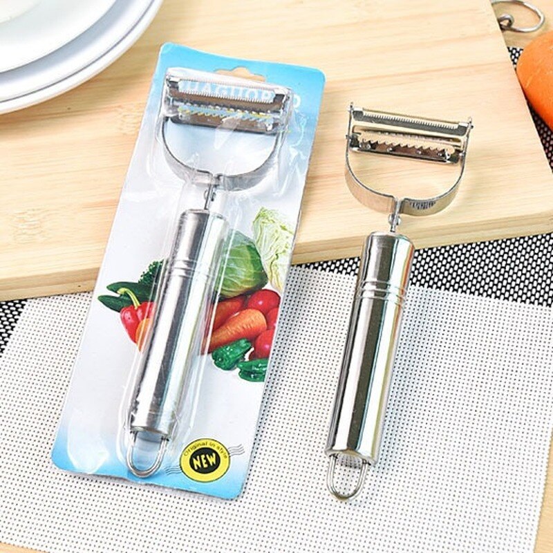 Kitchen Accessories Cooking Tools Multifunction Stainless Steel Julienne Peeler Vegetable Peeler Double Planing Grater