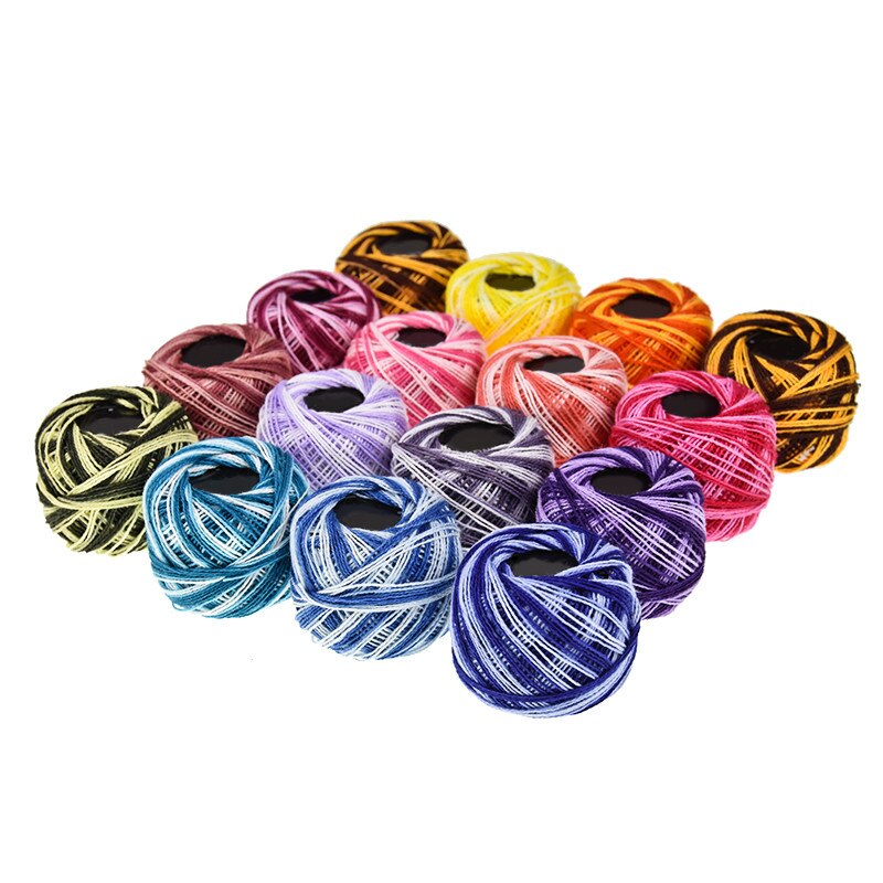 Mix Color 16pcs/Set Sewing Thread Hand Quilting Embroidery Cross Stitch Thread DIY Home Sewing Tool Accessories Supplies: mix color floss