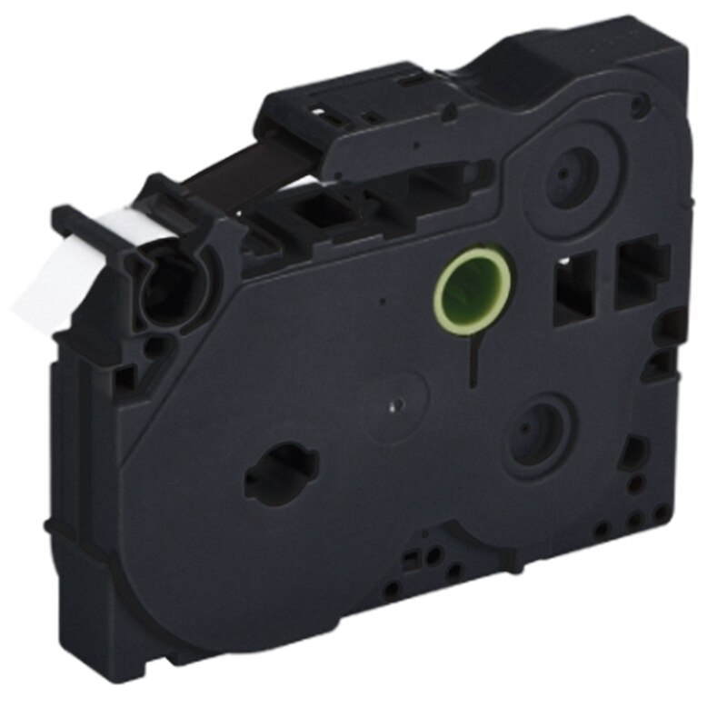 5Pcs Tze-221 9mm Black on White Tze221 Tz Tape for Brother P-Touch Label &amp; 1x Extension Adjustable Metal Bookends