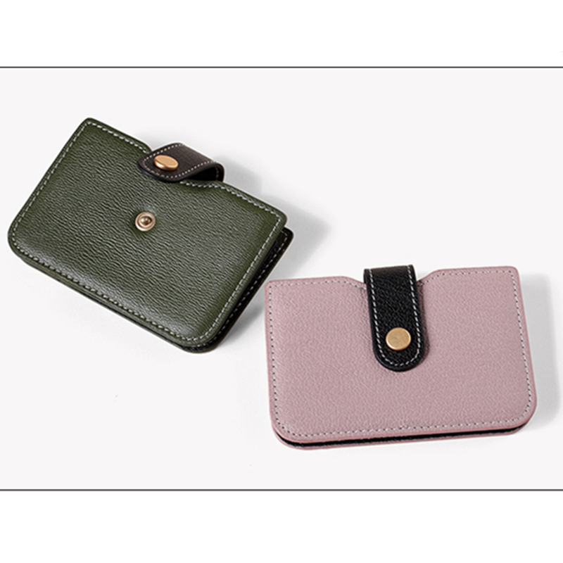 1set DIY leather craft small folded Card Wallet Acrylic template cutting sewing pattern 12*7.5*2cm