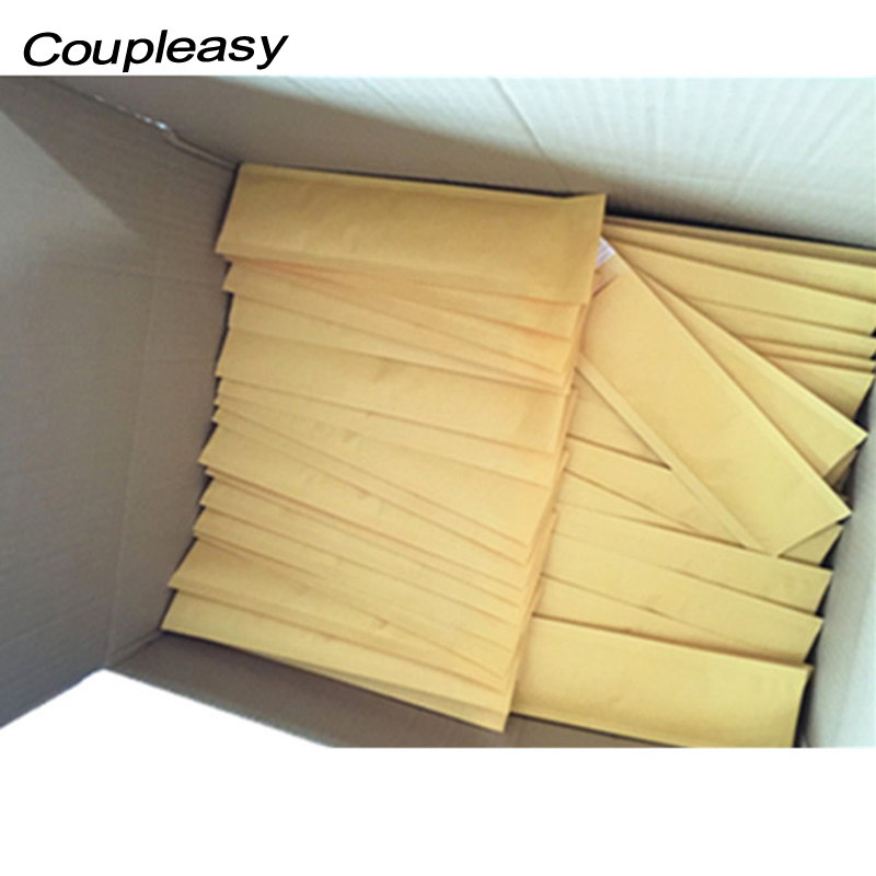 50Pcs/Lot Long Size Yellow Kraft Envelope with Bubble Long Bubble Mailers Padded Envelopes Shockproof Mail Packaging