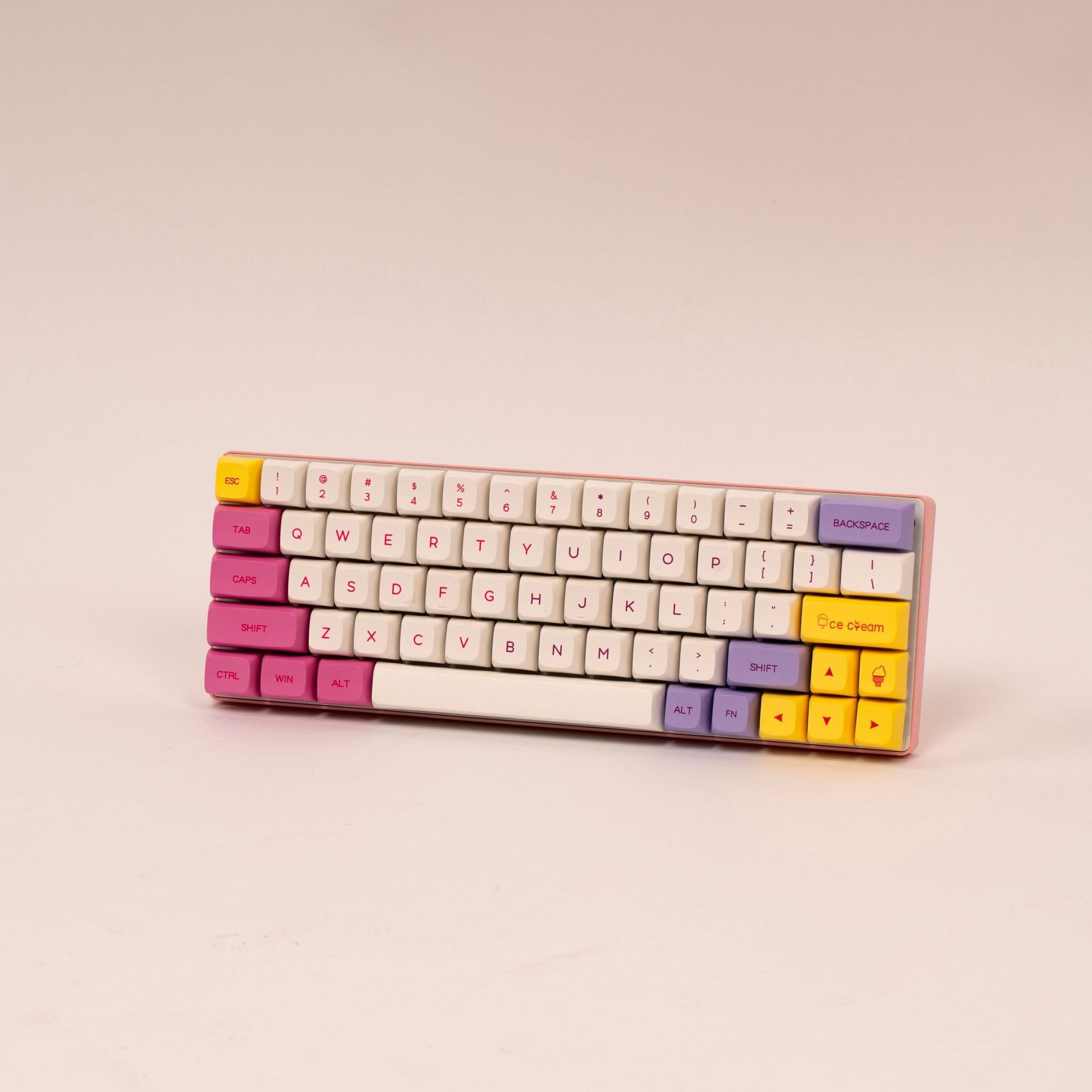 Keycaps Ice Cream XDA Profile Keycap PBT Sublimation Key-Cap 135 Keys Compatible 87/104/108/84/64/98/96 Mechanical Keyboard