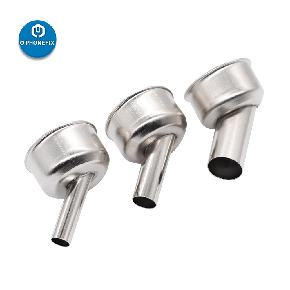 Atten st -862d lucht soldeerstation weerstand spuitmonden 6.4/8.7/12.7mm 45 graden gebogen hoek warmte mouwen mond vervangen