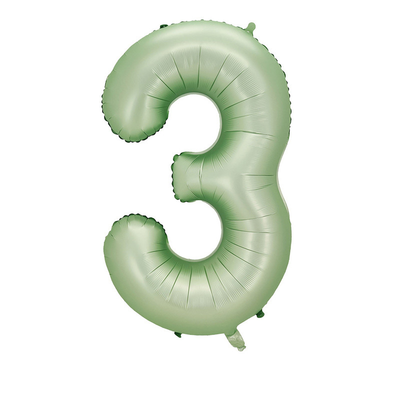 40inch Large Olive Green Number Balloons 1 2 3 4 5 6 7 8 9 Foil Balloon Birthday Party Decorations Figures Globos Baby Shower: AGATE